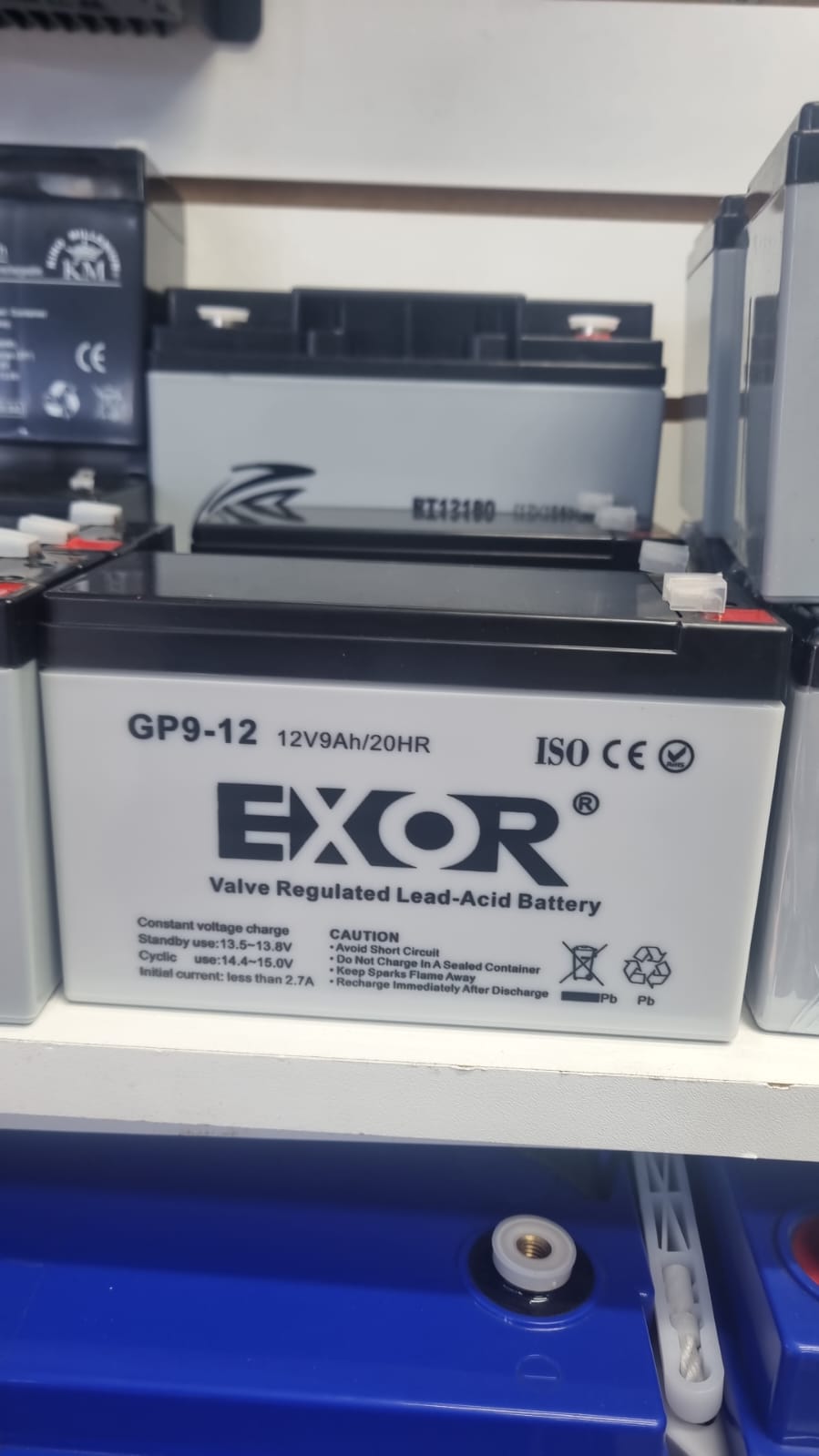 BATERIA AGM 9Ah 12V EXOR